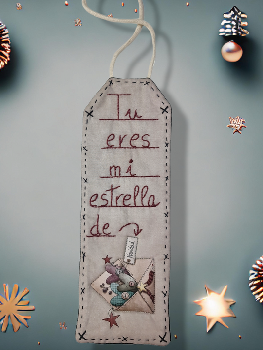 Adorno tu eres mi estrella de Navidad